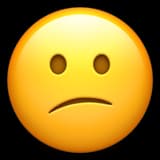 Emoji mit verwirrtem Gesichtsausdruck